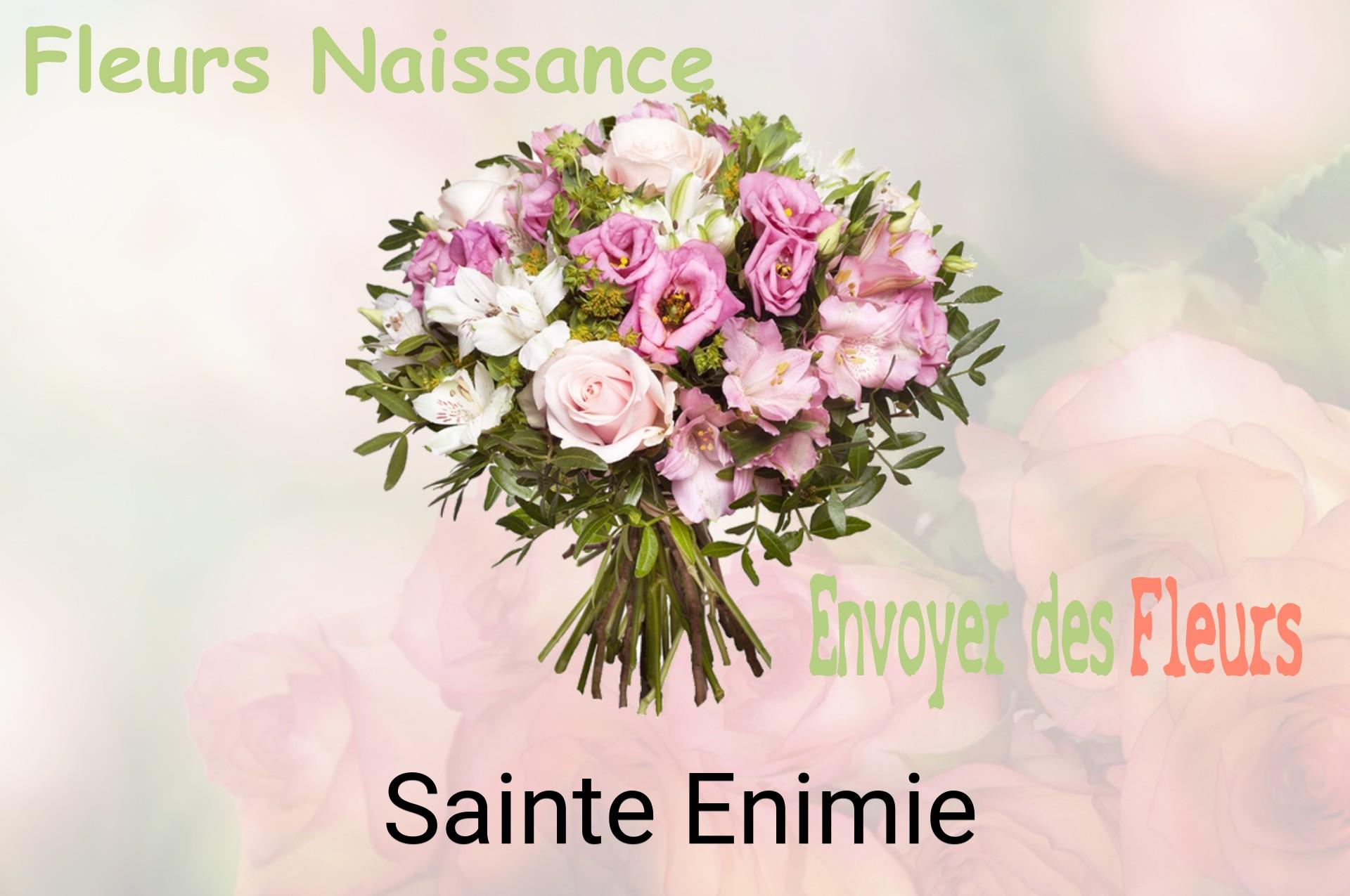 Bouquet de fleurs de naissance livré à Sainte-Enimie